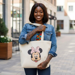 Bolso De Tela Gigante Minnie Tote Bag