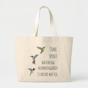 Bolso De Tela Gigante Mirador de colibrí