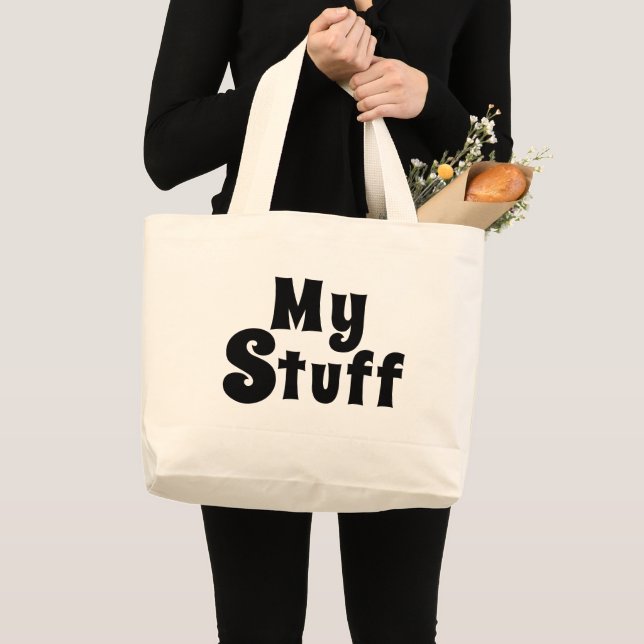 Bolso De Tela Gigante Mis cosas (Anverso (producto))
