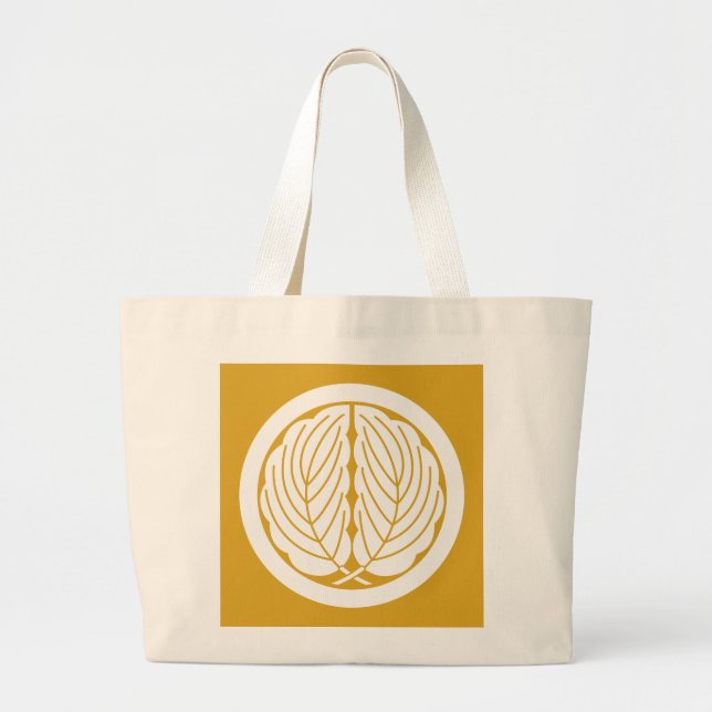 Bolso De Tela Gigante Mitsuuri Gomon (Frente)
