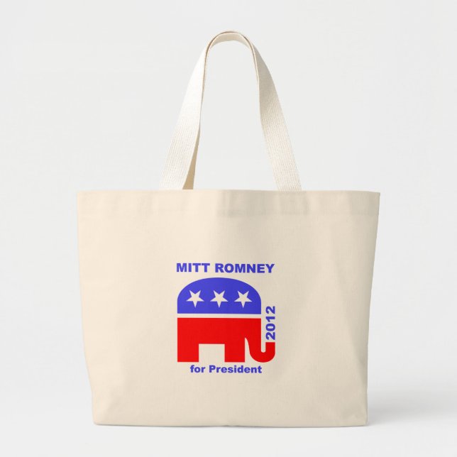 Bolso De Tela Gigante Mitt Romney (Frente)