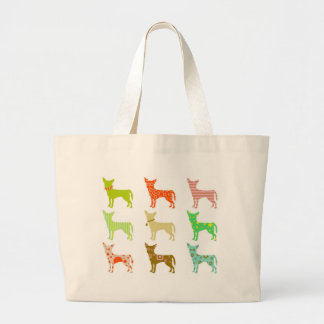 Bolso De Tela Gigante modelar-chihuahuas