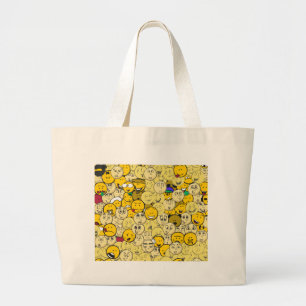 Bolso De Tela Gigante Modelo de la emoji