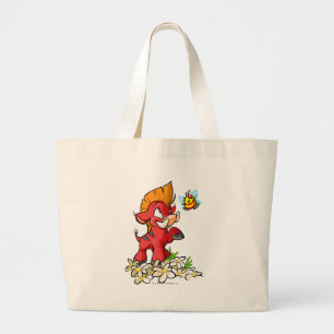Bolso De Tela Gigante Moehog rojo y zumbido