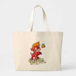 Bolso De Tela Gigante Moehog rojo y zumbido