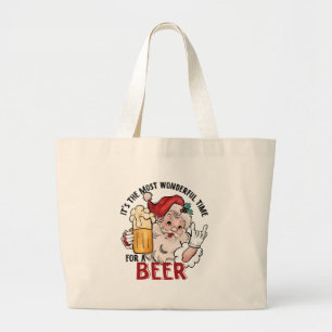 Bolso De Tela Gigante Momento más maravilloso para una cerveza