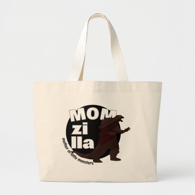 Bolso De Tela Gigante Momzilla Tote Bag (Frente)