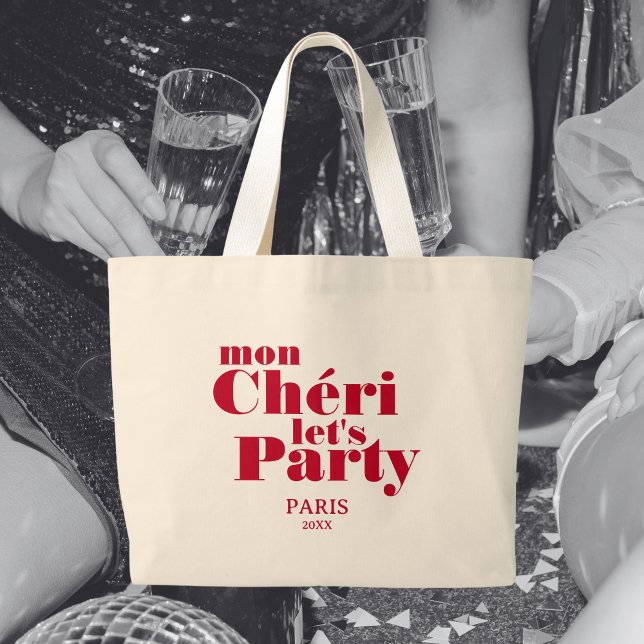 Bolso De Tela Gigante Mon Cherie Let's Fiesta Cherry Red Bold (Subido por el creador)