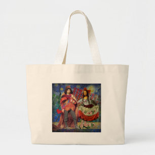 Bolso De Tela Gigante Mona Lisa Whimsical
