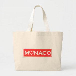 Bolso De Tela Gigante Mónaco