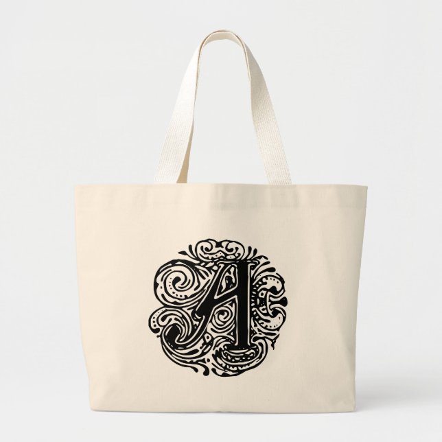 Bolso De Tela Gigante Monarquia "A" (Frente)
