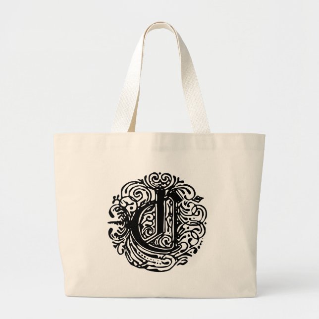 Bolso De Tela Gigante Monarquia "C" (Frente)