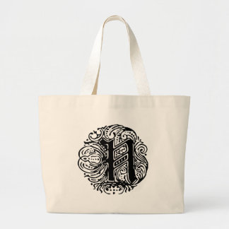 Bolso De Tela Gigante Monarquia "N"