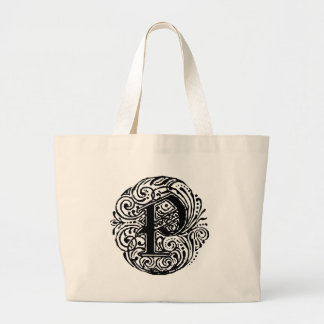 Bolso De Tela Gigante Monarquia "P"