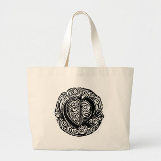 Bolso De Tela Gigante Monarquia "Q"