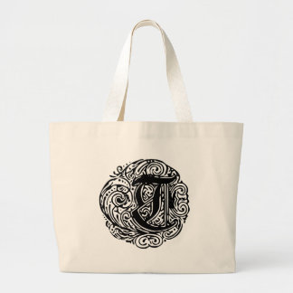 Bolso De Tela Gigante Monarquia "T"
