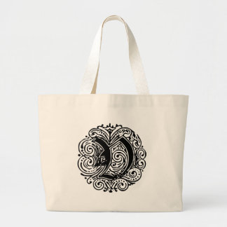 Bolso De Tela Gigante Monarquia "V"