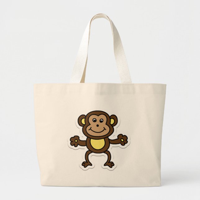 Bolso De Tela Gigante mono (Frente)