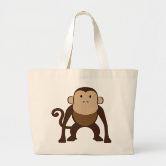 Bolso De Tela Gigante Mono