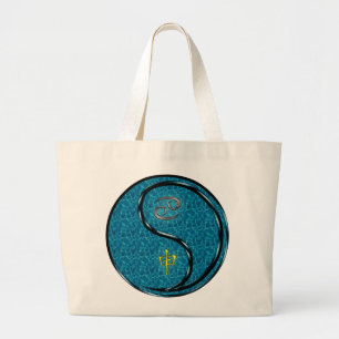 Bolso De Tela Gigante Mono del cáncer y el agua
