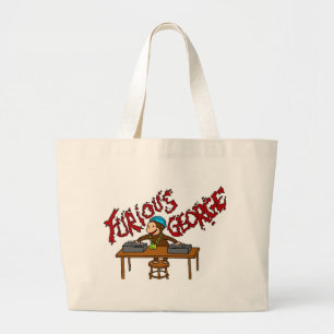 Bolso De Tela Gigante Mono DJ