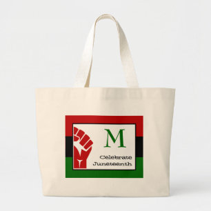 Bolso De Tela Gigante Monograma CELEBRADO   DIECISÉIS DE JUNIO   Panafri
