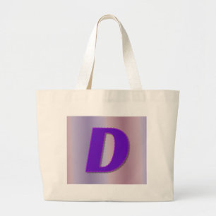 Bolso De Tela Gigante Monograma de la púrpura de D