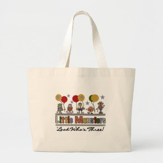 Bolso De Tela Gigante Monstruo 3 camisetas de cumpleaños y regalos