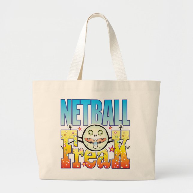 Bolso De Tela Gigante Monstruo extraño del Netball (Frente)