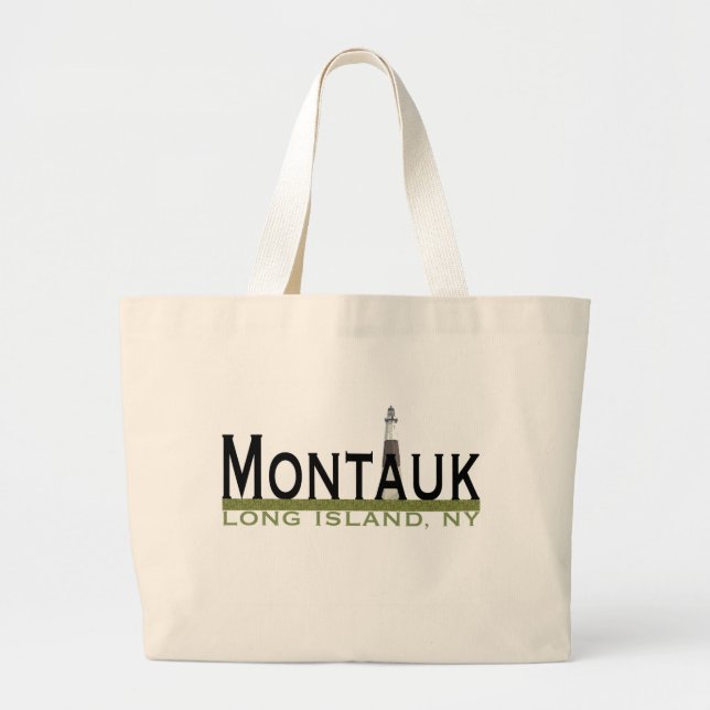 Bolso De Tela Gigante Montauk Classic Tote Bag (Frente)