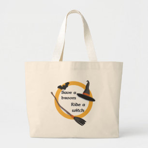 Bolso De Tela Gigante Monte un totebag de la bruja