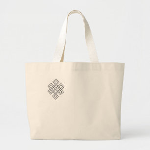 Bolso De Tela Gigante Monty & Strong - Tote gordiano de nudo