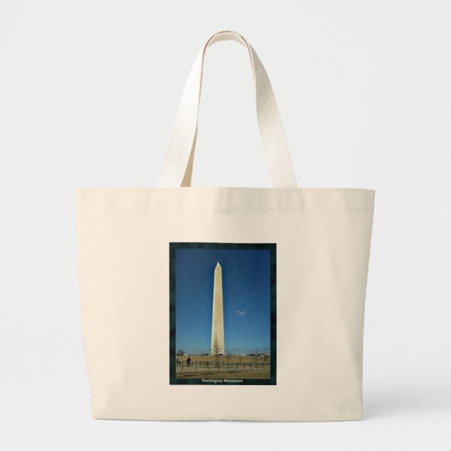 Bolso De Tela Gigante Monumento a Washington (Frente)