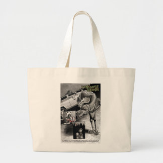 Bolso De Tela Gigante Moose vs. Zombie Big Tote Bag