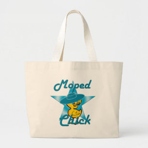 Bolso De Tela Gigante Moped Chick #7