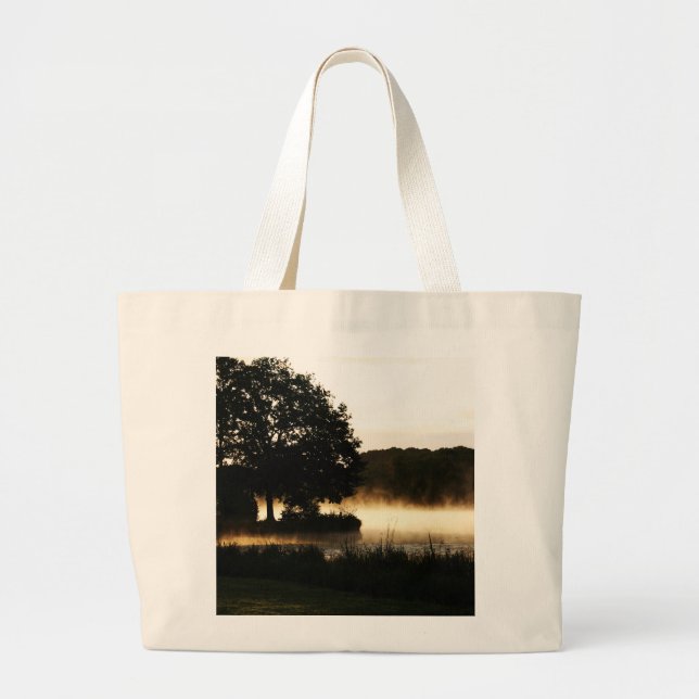 Bolso De Tela Gigante Morning Lake Scene jtcna (Frente)