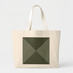 Bolso De Tela Gigante Moss Green Diamond Grid Tote Bag