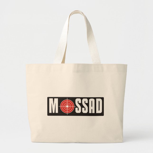 Bolso De Tela Gigante Mossad (Frente)