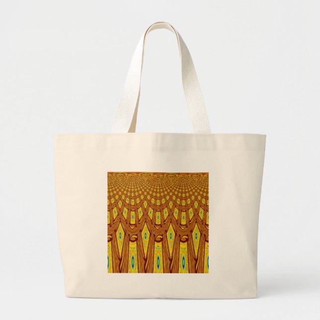 Bolso De Tela Gigante Motismo tribal africano (Frente)