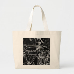Bolso De Tela Gigante Motocicleta 1 jtcnm