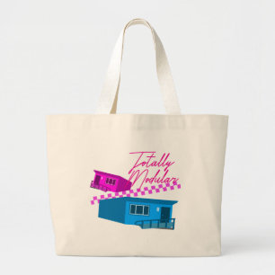 Bolso De Tela Gigante Motto de aula retro totalmente modular