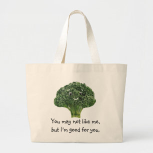 Bolso De Tela Gigante Mr.Broccoli