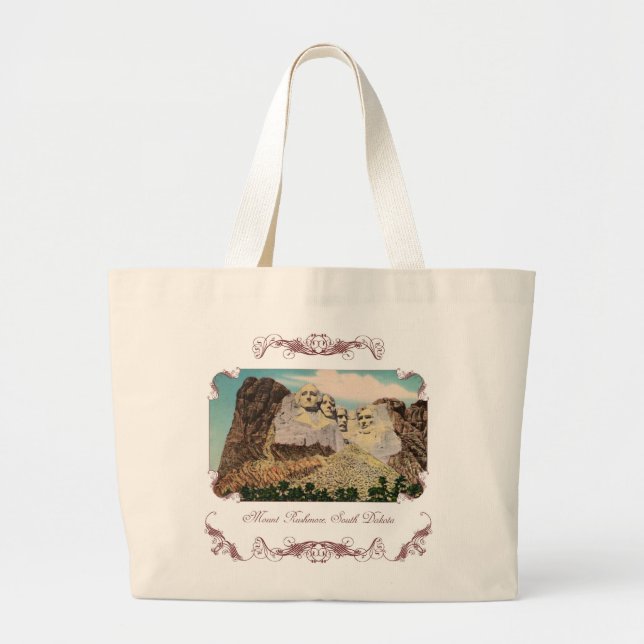Bolso De Tela Gigante Mt. Rushmore Victorian Tote Bag (Frente)