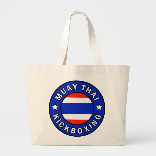 Bolso De Tela Gigante Muay Thai (Frente)