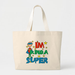Bolso De Tela Gigante Muchacho soy un poco estupendo