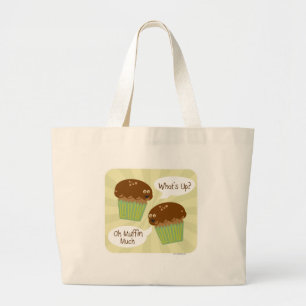 Bolso De Tela Gigante Muffin, un desayuno divertido