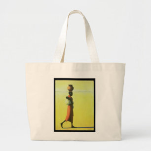 Bolso De Tela Gigante Mujer que camina 1990