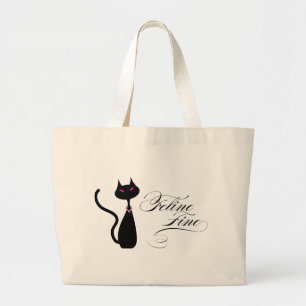 Bolso De Tela Gigante Multa felina