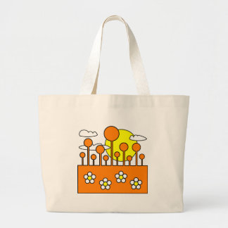 Bolso De Tela Gigante Mundo naranja
