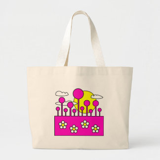 Bolso De Tela Gigante Mundo Rosa